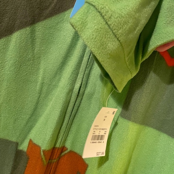 SOLD OUT!l🔥 NWT! Men’s Onesie Pajama or Costume Green Epic Games Fortnite Rex - Picture 5 of 8